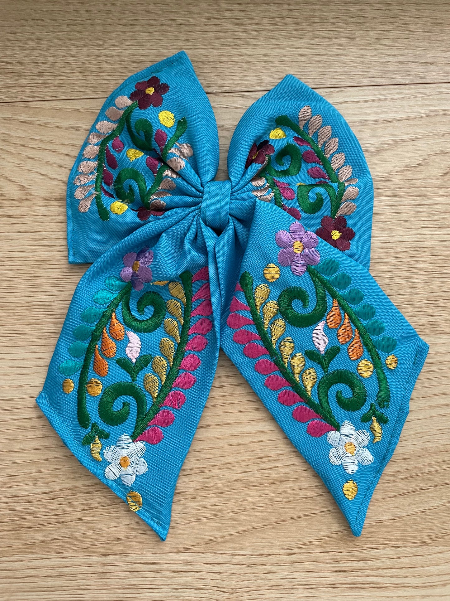 Bow Medium-Turquoise