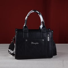 Wrangler Cowprint Tote-Black