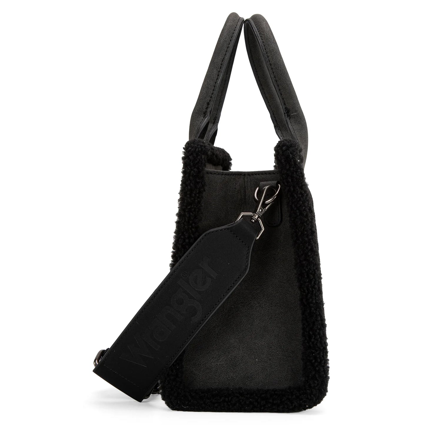 Wrangler Tote Sherpa-Black