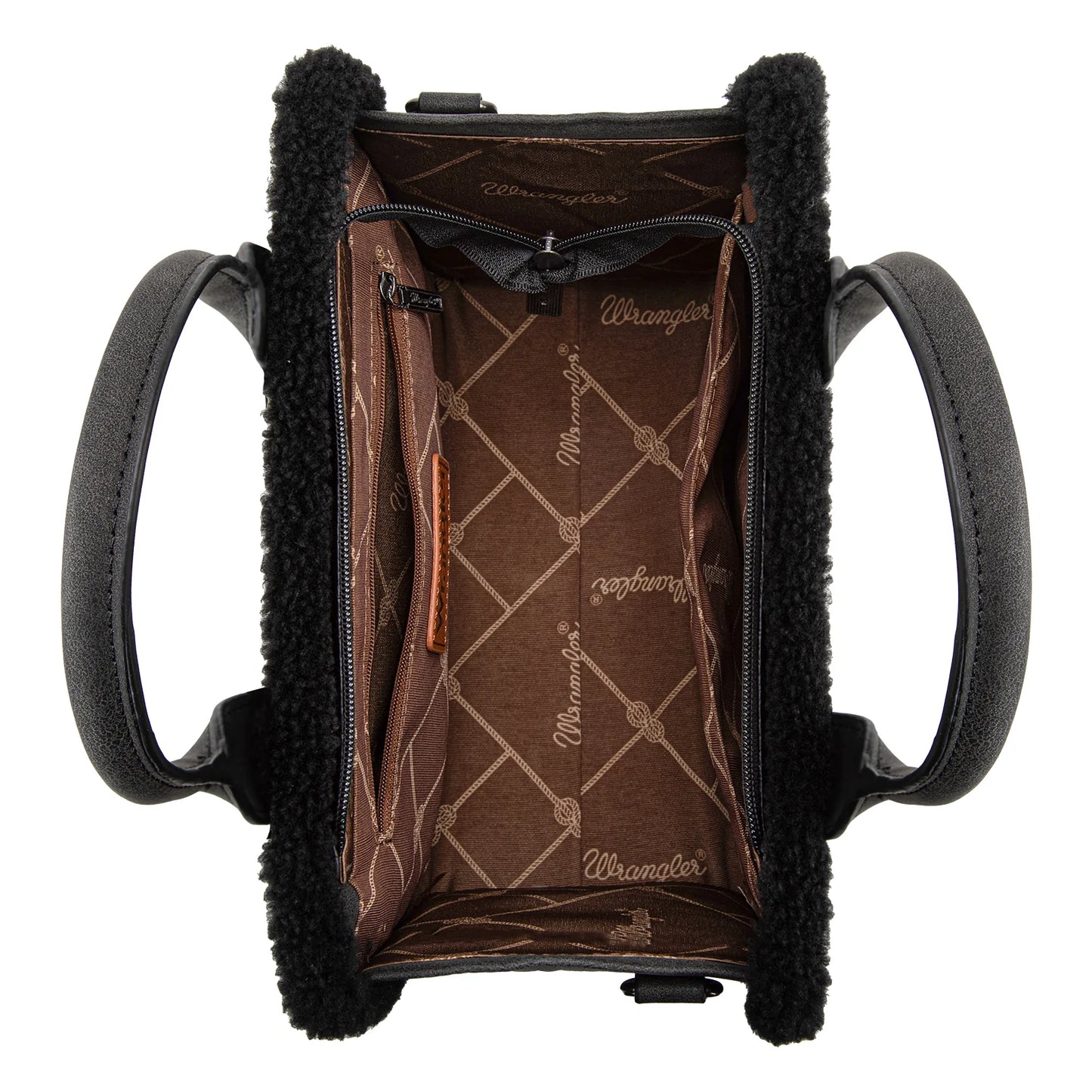 Wrangler Tote Sherpa-Black