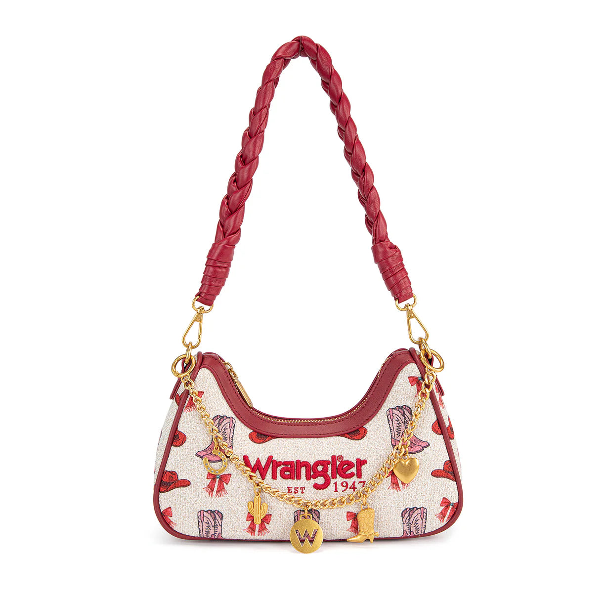 Wrangler Western Cowgirl Print Shoulder Bag