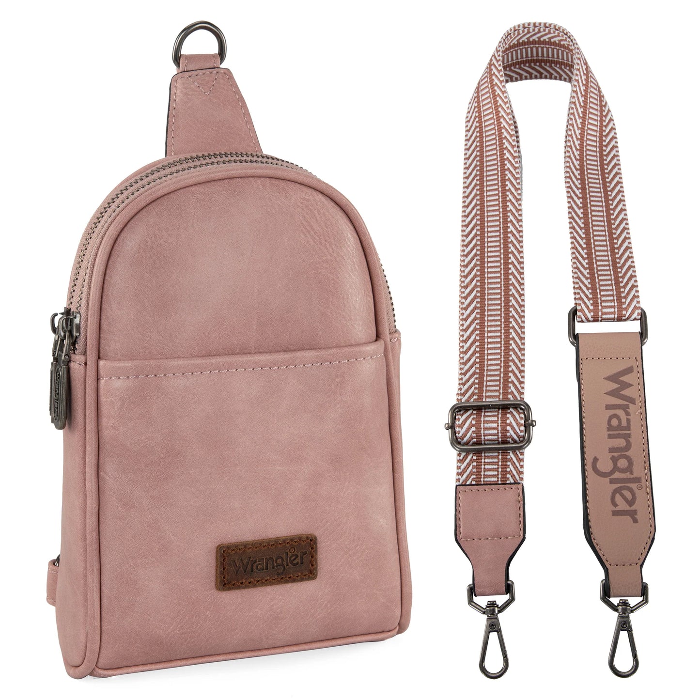 Wrangler Medium Slingbag-Pink
