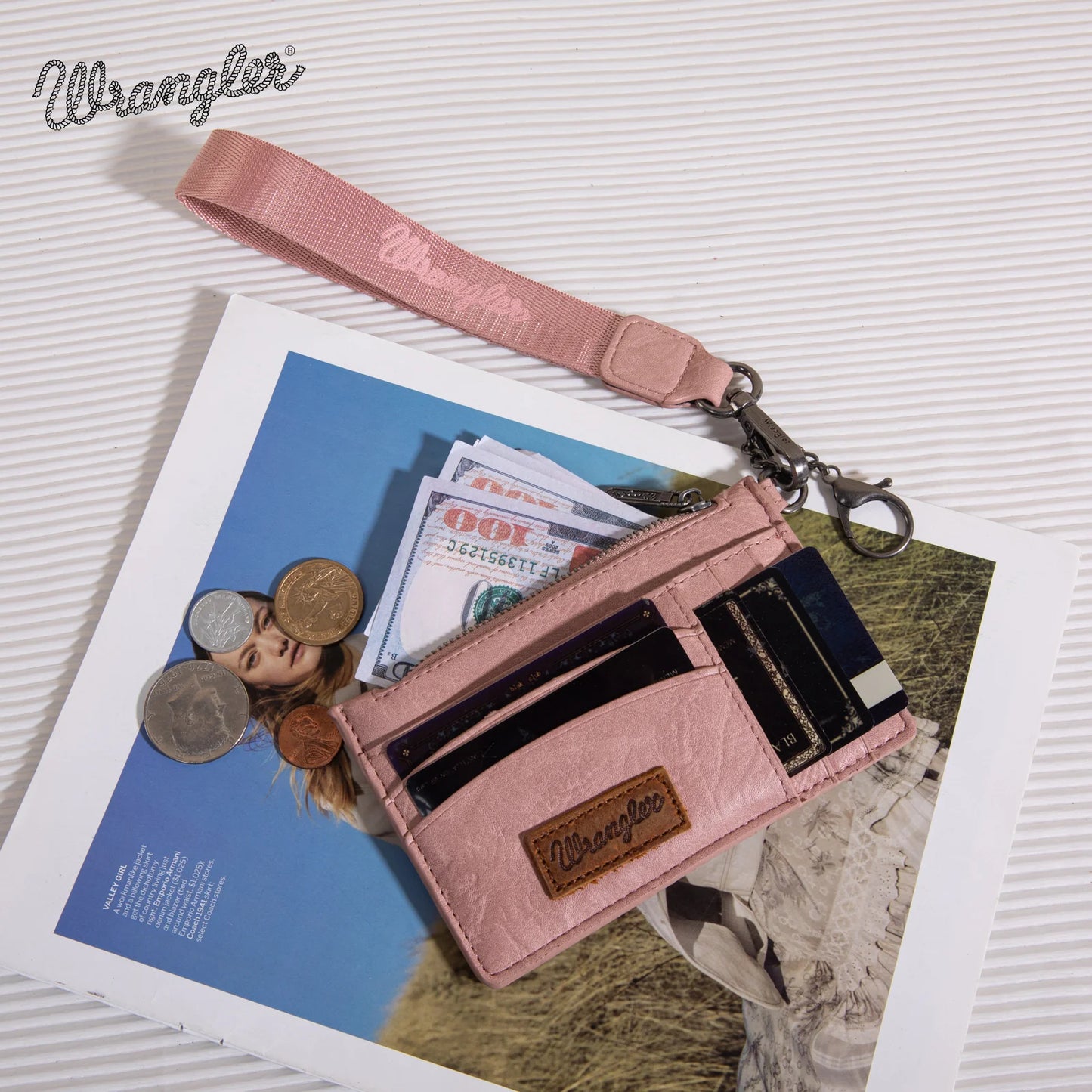 Wrangler Cardholder-Pink