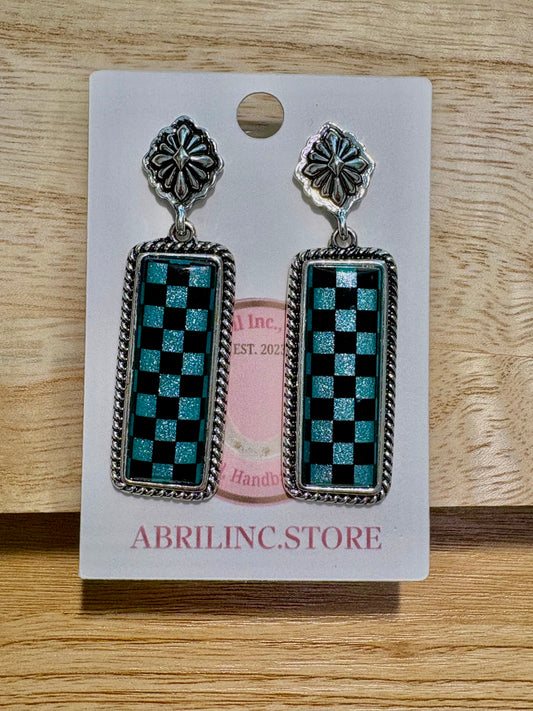 Checkers Earrings