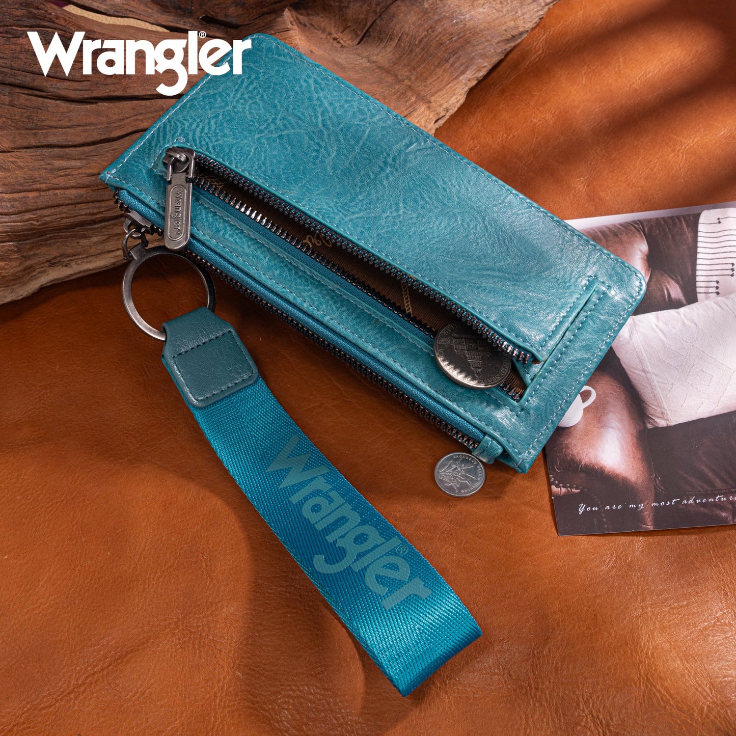 Wrangler Wristlet-Turquoise