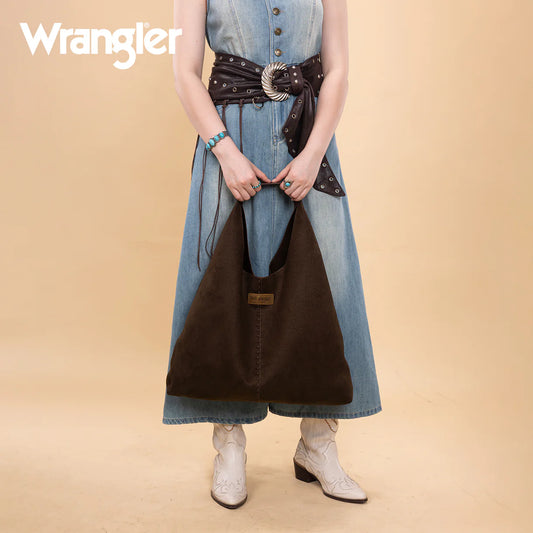 Wrangler Slouchy Hobo Bag - Coffee
