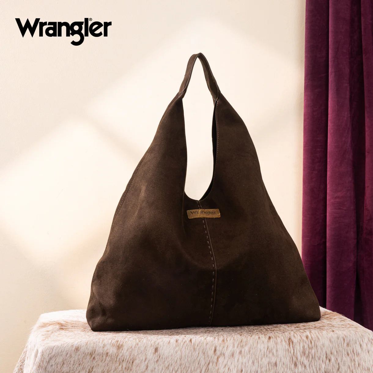 Wrangler Slouchy Hobo Bag - Coffee