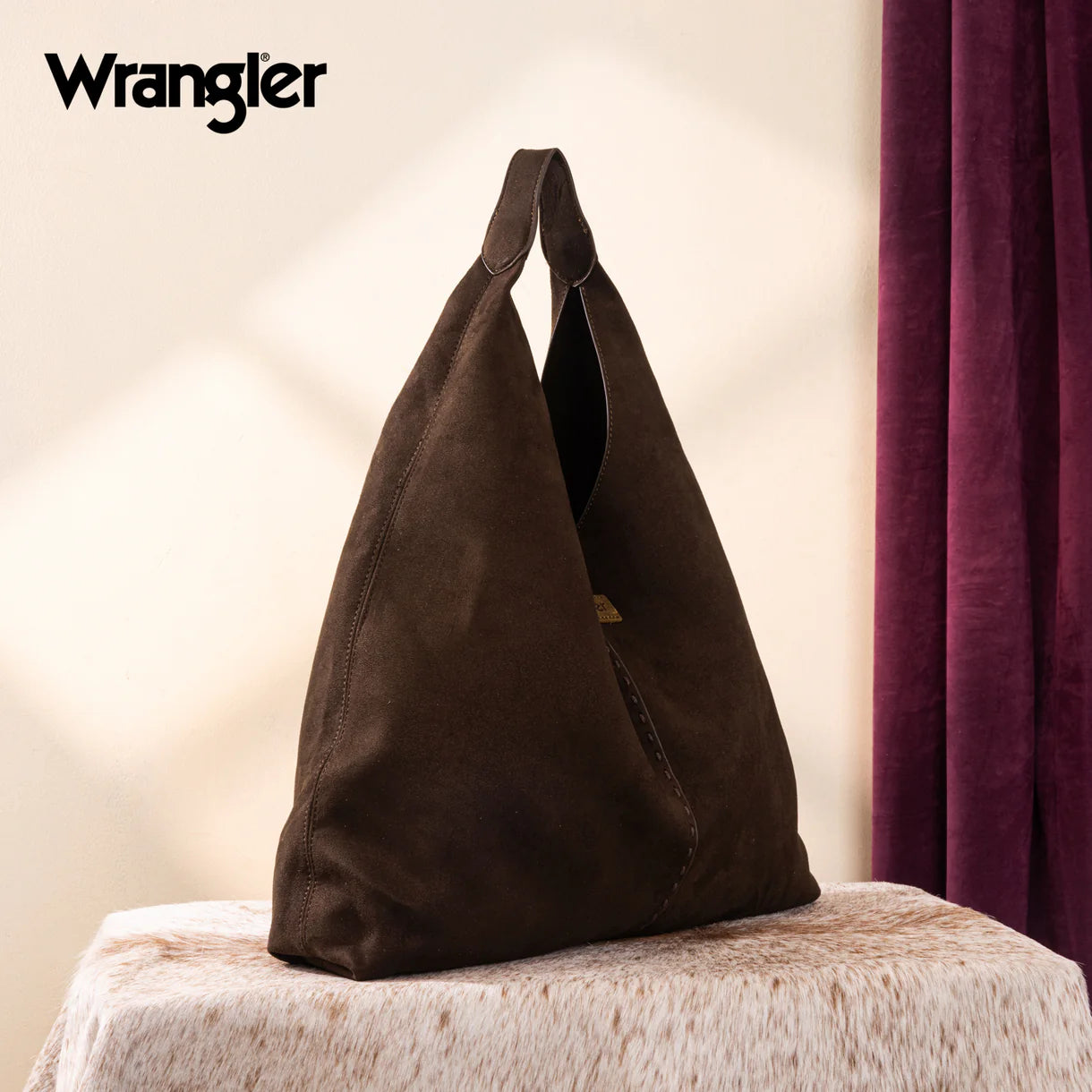 Wrangler Slouchy Hobo Bag - Coffee