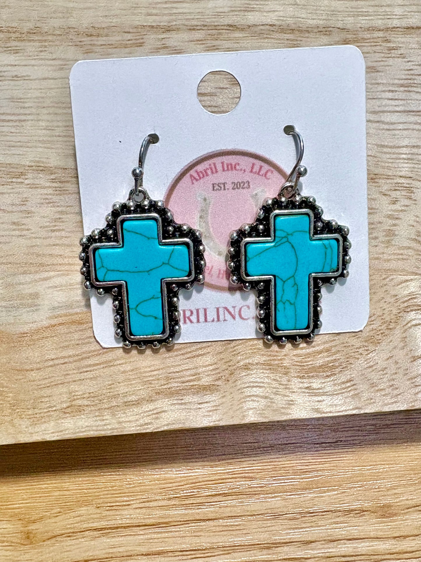 Small Cross Earrings