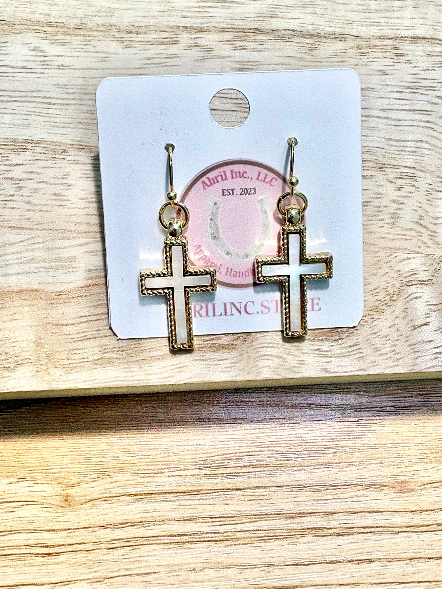 Dainty Cross Earrings