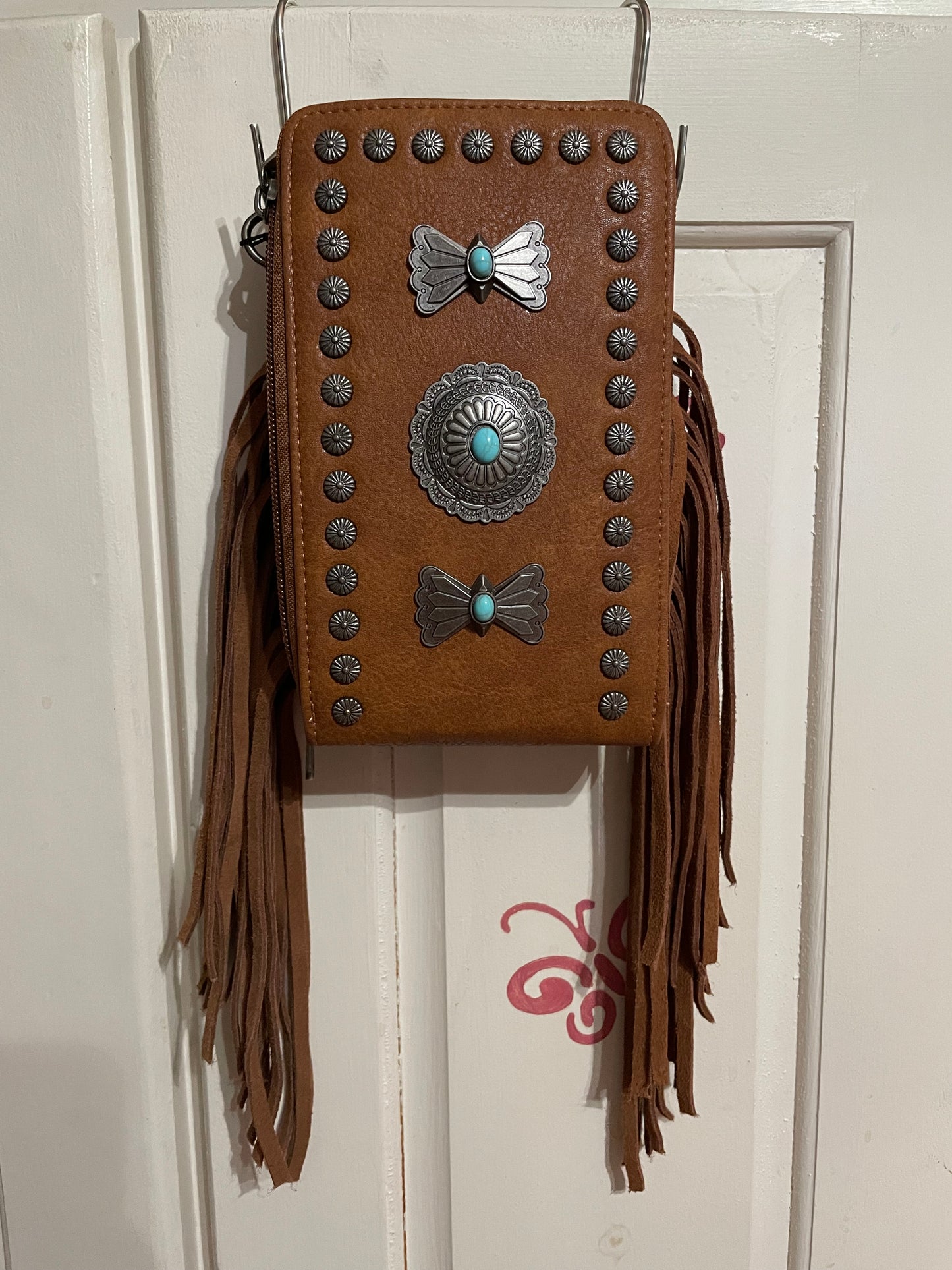 Montana West-Tooled Crossbody Bag