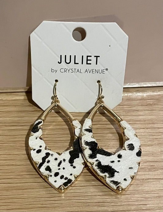 Cowhide Earrings