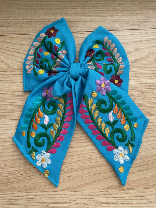 Bow Medium-Turquoise