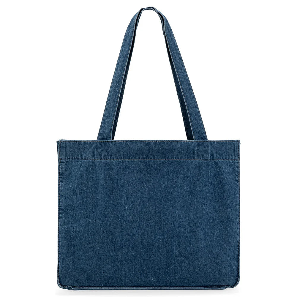 Wrangler Stitch Denim Tote Bag - Light Jean