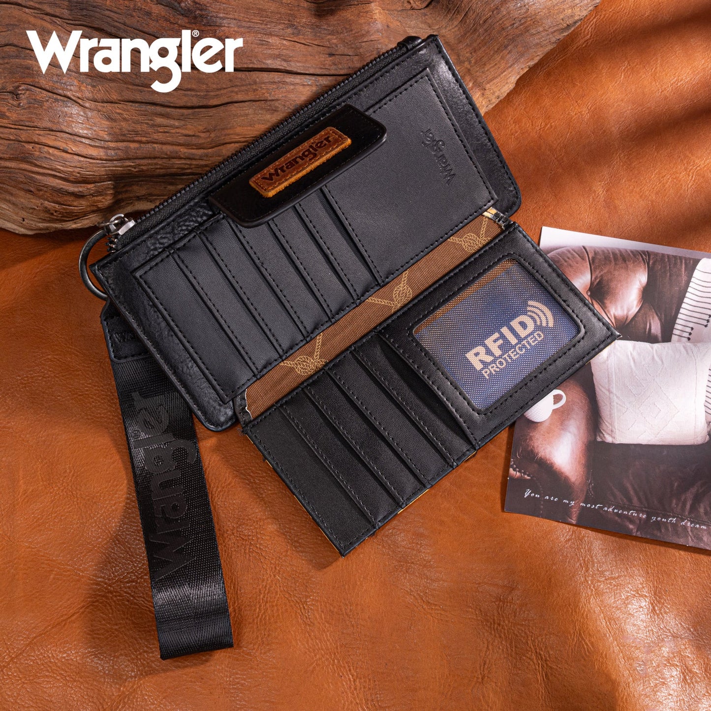 Wrangler Wristlet-Black