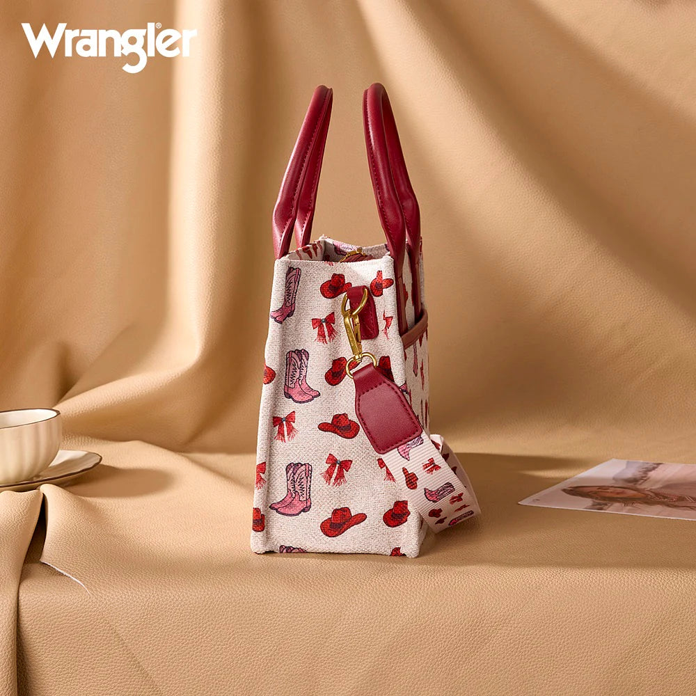 Wrangler Western Print Cowgirl Tote Bag/Crossbody